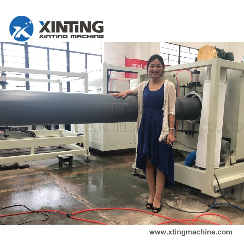Plastic PE/PP/PVC/PPR Single/Double Screw Corrugated/Spiral Conduit Pipe Tube Hose Coiling Winding Extrusion/Extruder/Making Cutting Belling Profile Machine